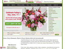 Tablet Screenshot of goodchoiceflowers.com